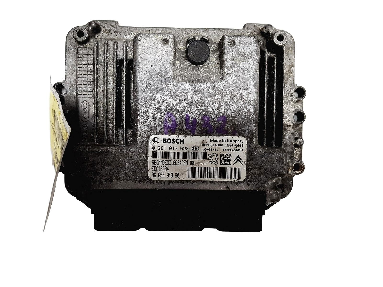 Juhtplokk 0281012620 9665594380 9659614980 PSA Bosch 11924s main product photo