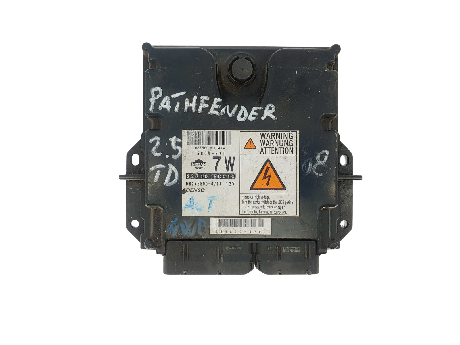Juhtplokk MB275800-6714 23710 EC01C 5800-671 Nissan Denso main product photo