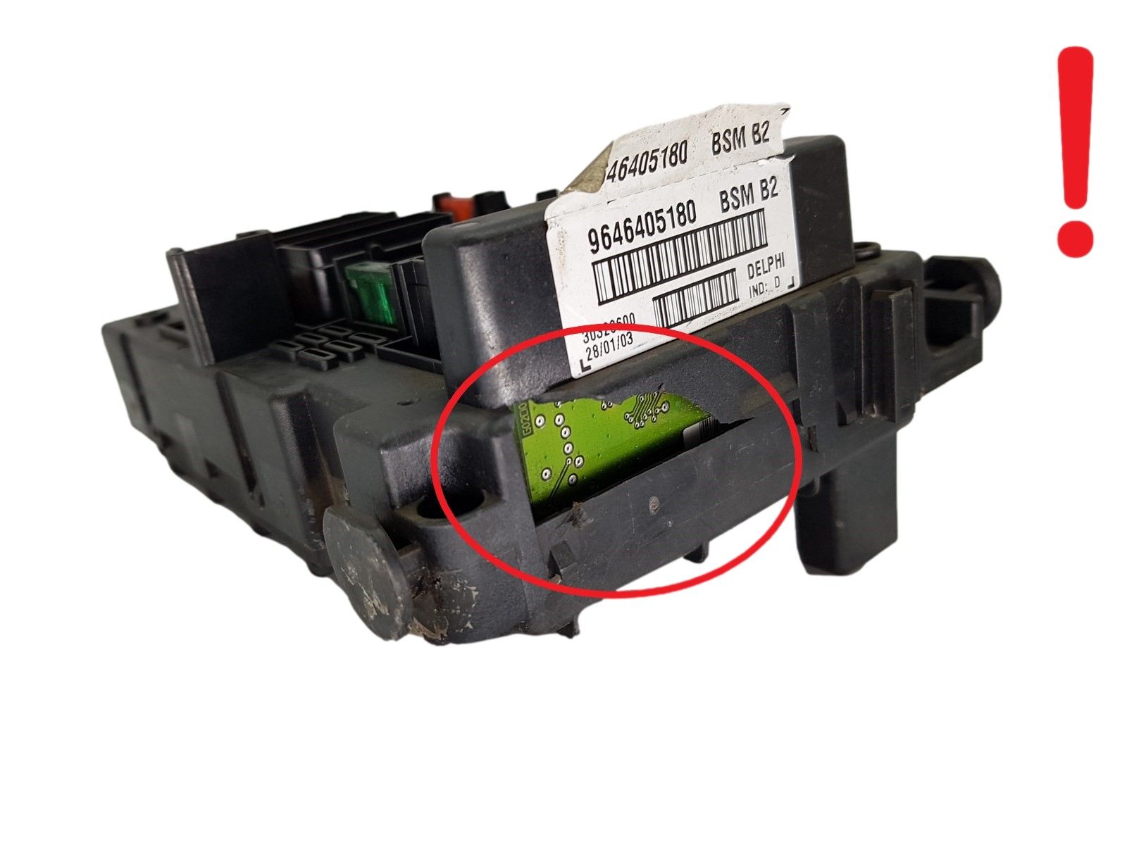 Juhtplokk BSM B2 9646405180 PSA Delphi 18388 main product photo