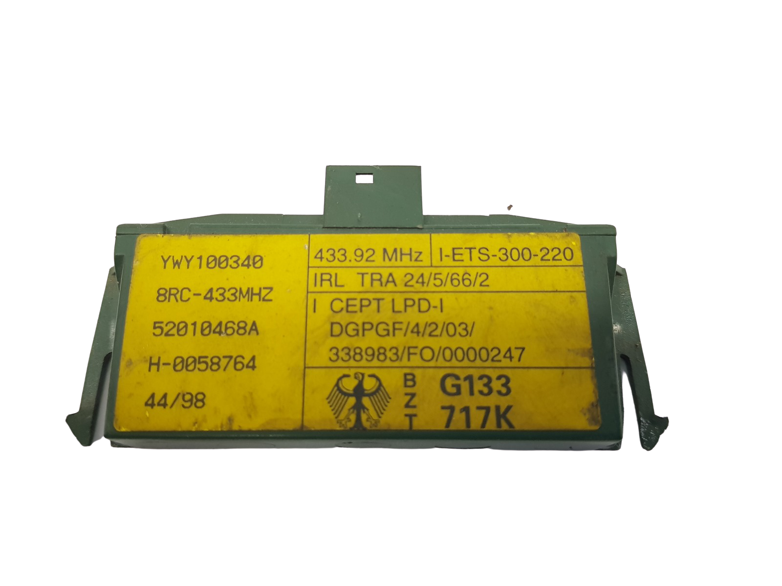 Juhtplokk Land Rover YWY100340 52010468A 26921 main product photo