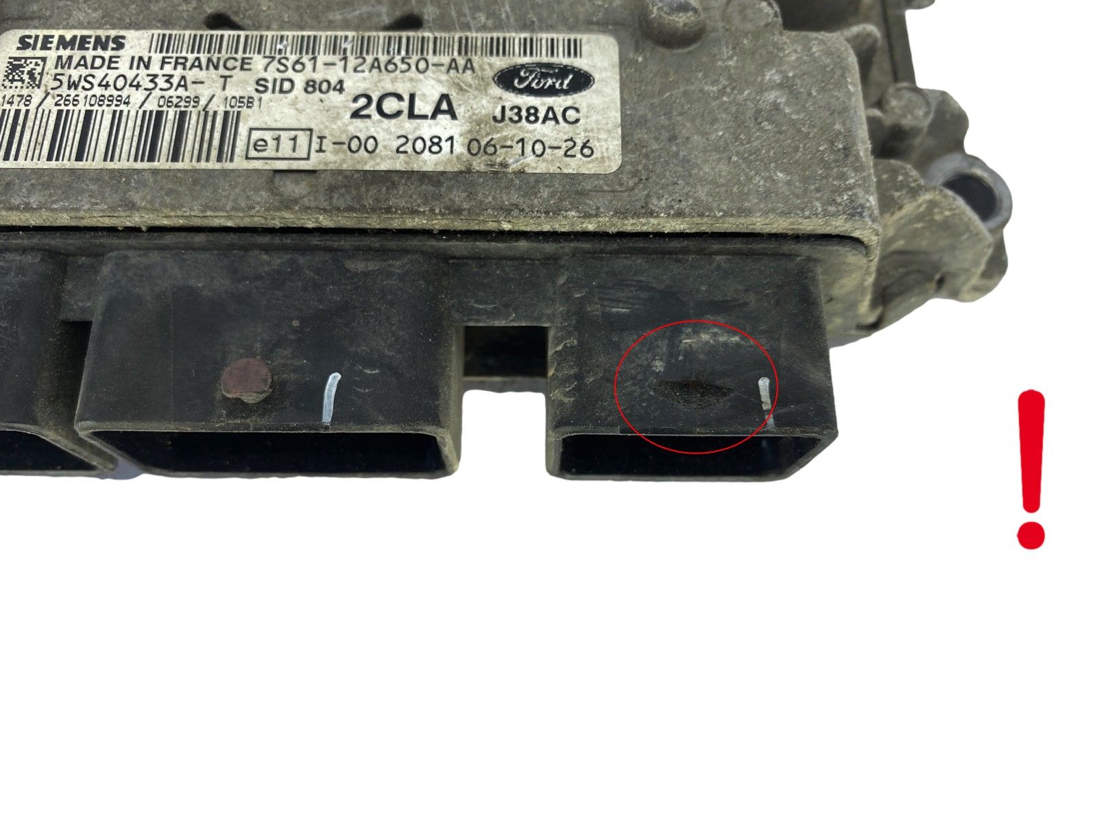 Juhtplokk 7S61-12A650-AA 5WS40433A-T SID 804 Ford Siemens 48469 main product photo