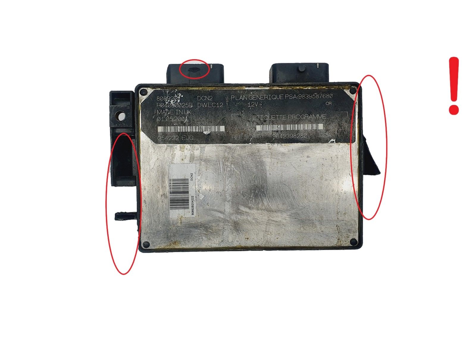 Juhtplokk 9642398280 9839587680 R04080025B PSA Lucas 45580 main product photo