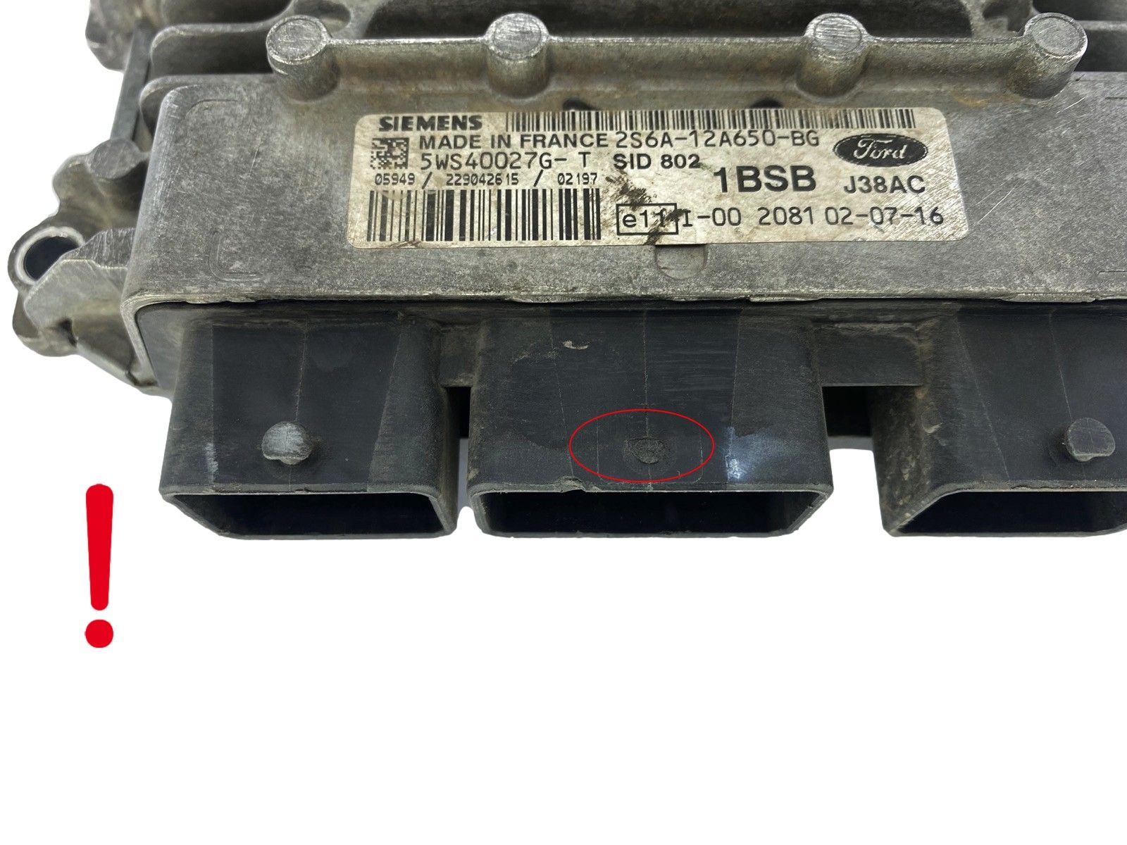 Juhtplokk 2S6A-12A650-BG 5WS40027G-T SID 802 Ford Siemens 48777 main product photo