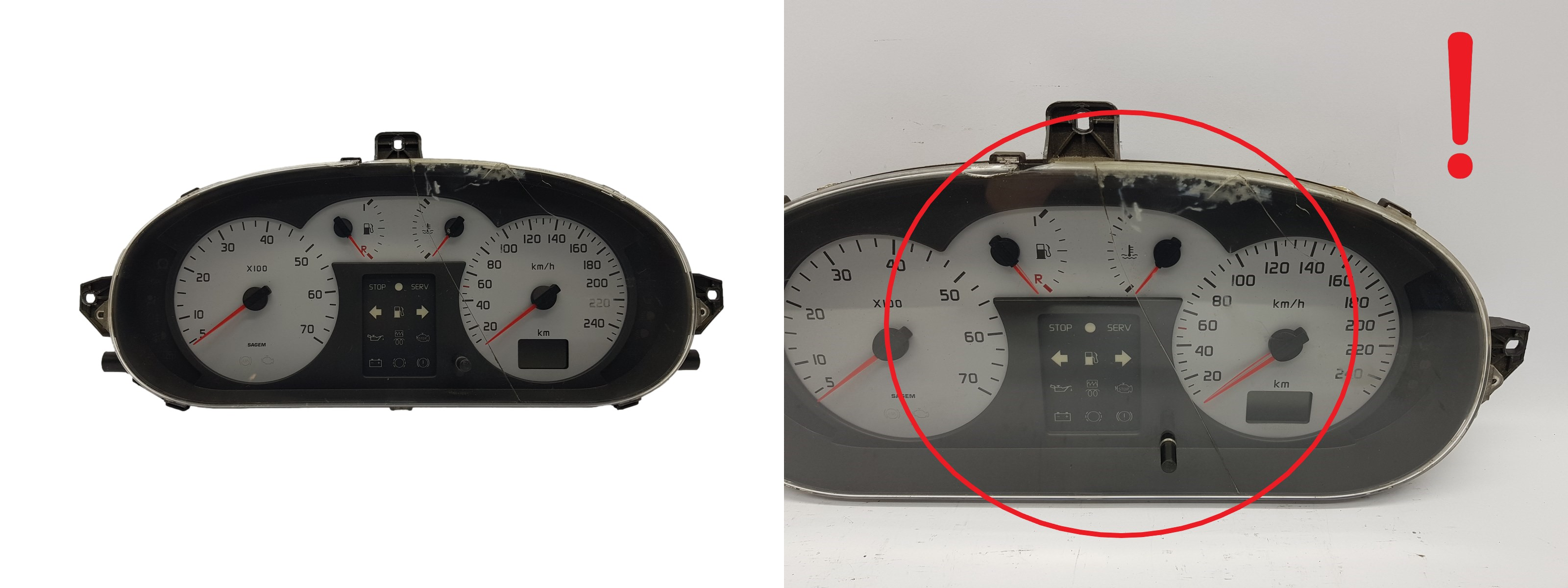 Spidomeeter Renault Megane 1 7700428712 A 2438 main product photo
