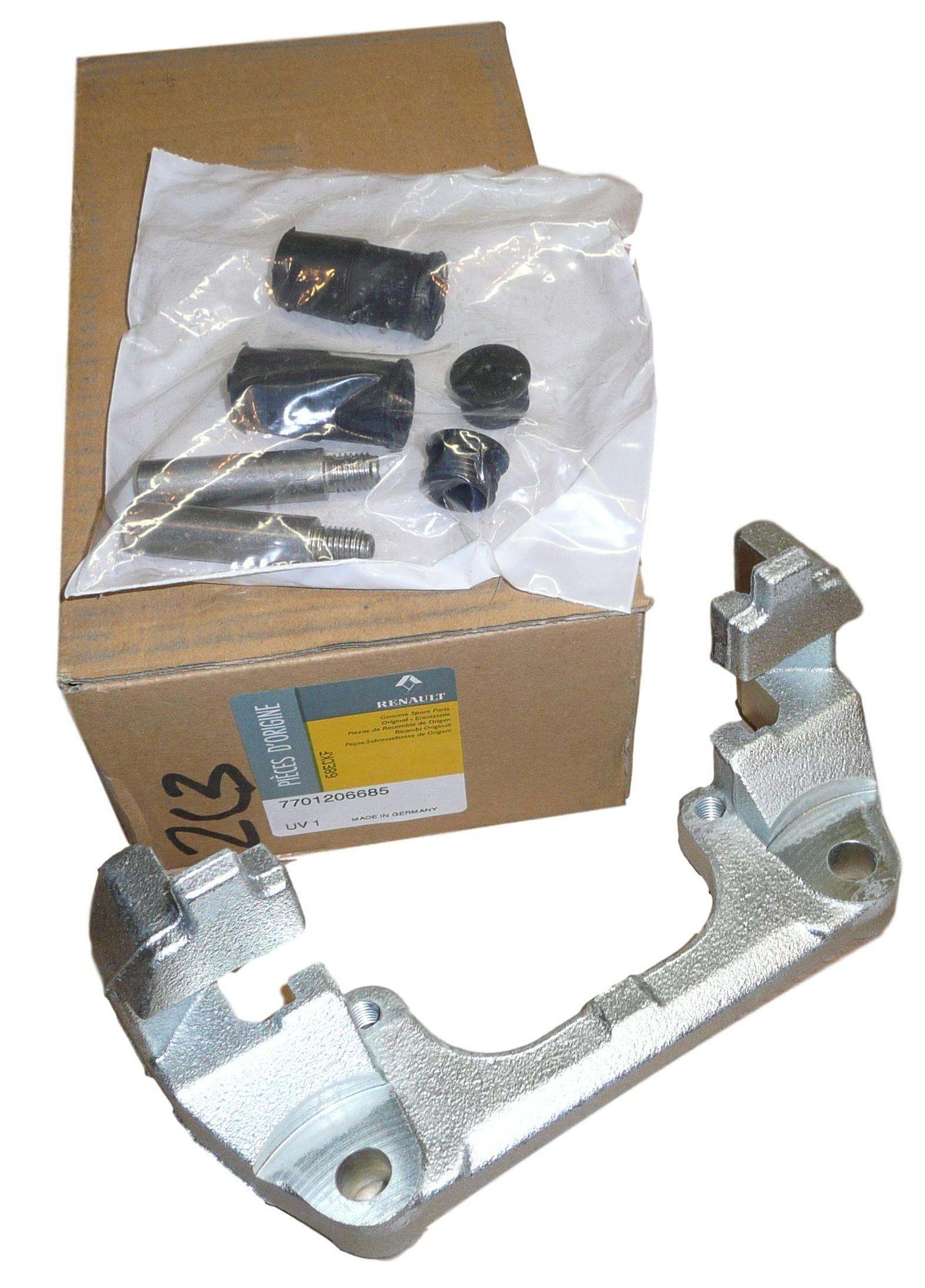 Pidurisadula kandur Parem Ees Uus Originaal 7701206685 Renault Megane 2 main product photo