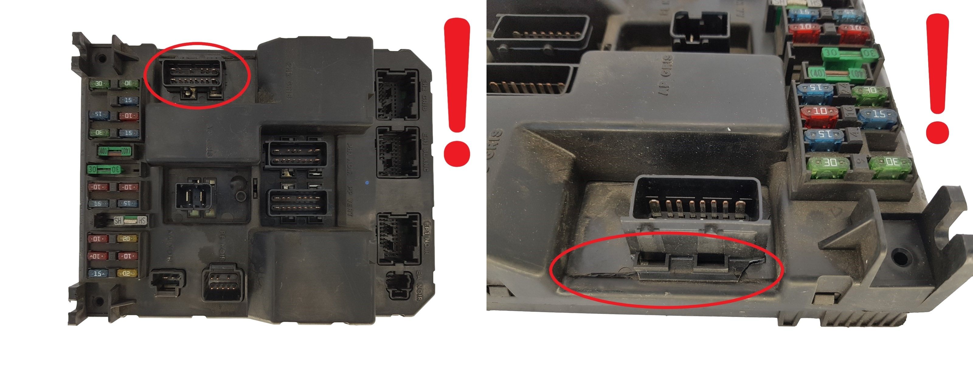 Juhtplokk BSI K02-00 9651197080 9651197780 PSA Valeo 1635 main product photo