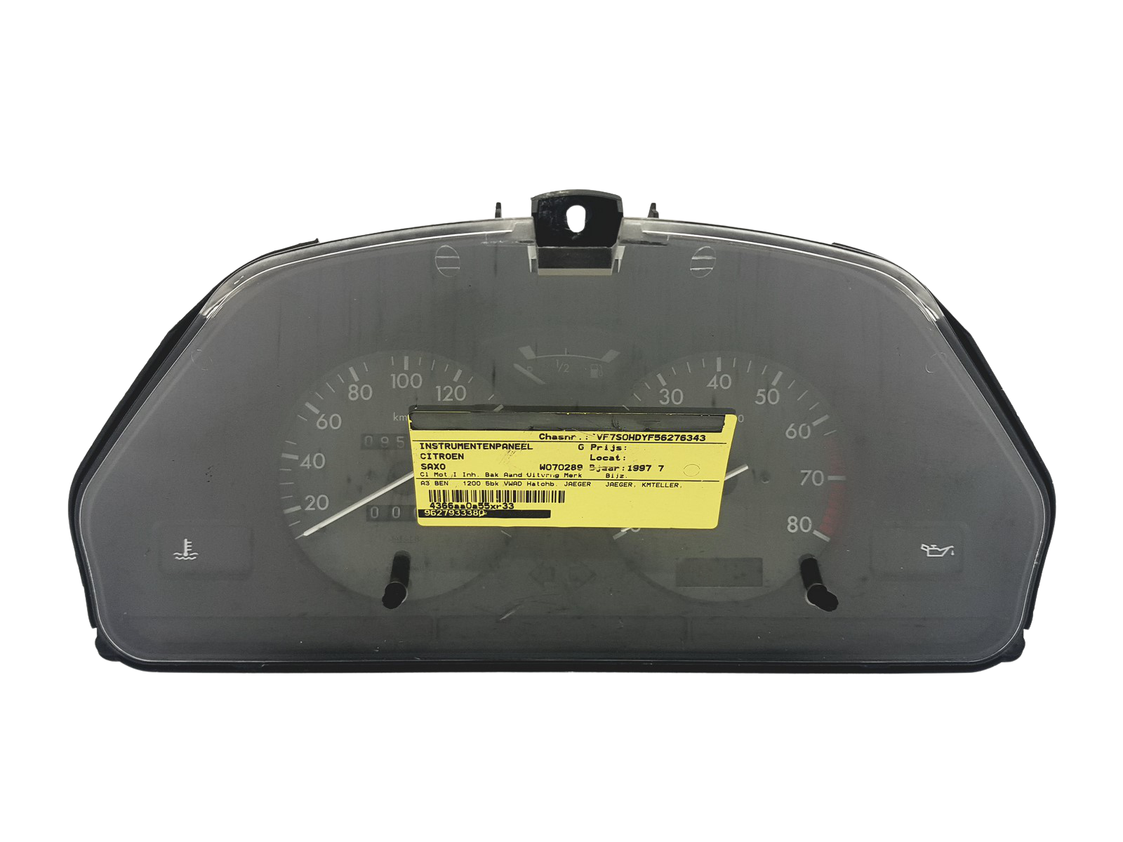 Spidomeeter Citroen Saxo 9627933380 09028029907 49173 main product photo
