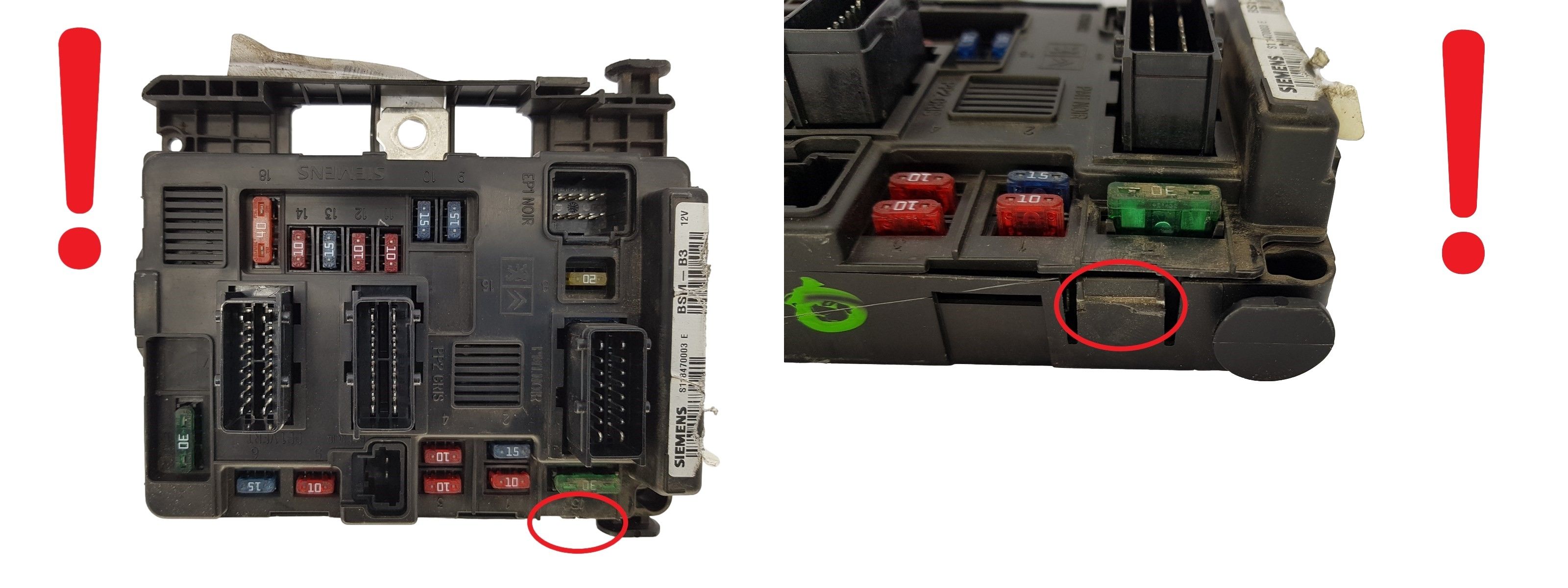 Juhtplokk BSM-B3 9643498880 S118470003E PSA Siemens 1394 main product photo