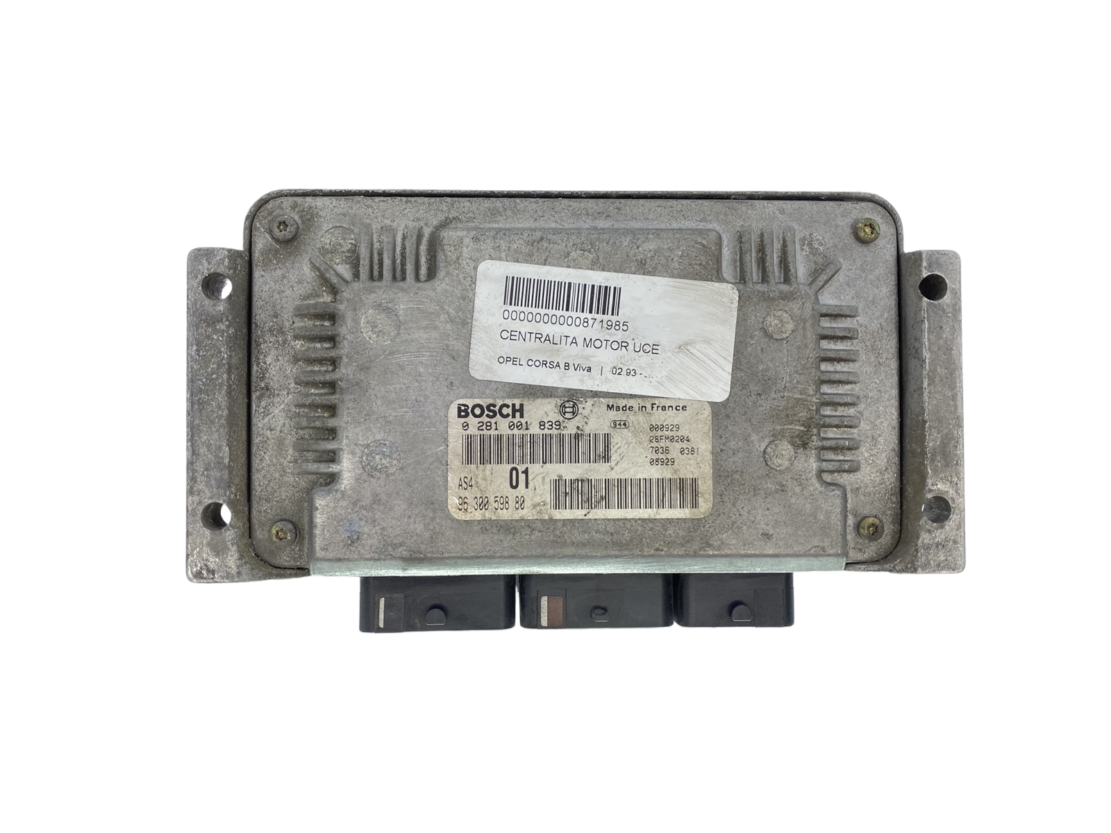 Juhtplokk 0281001839 9630059880 28FM0204 PSA Bosch 63920 main product photo