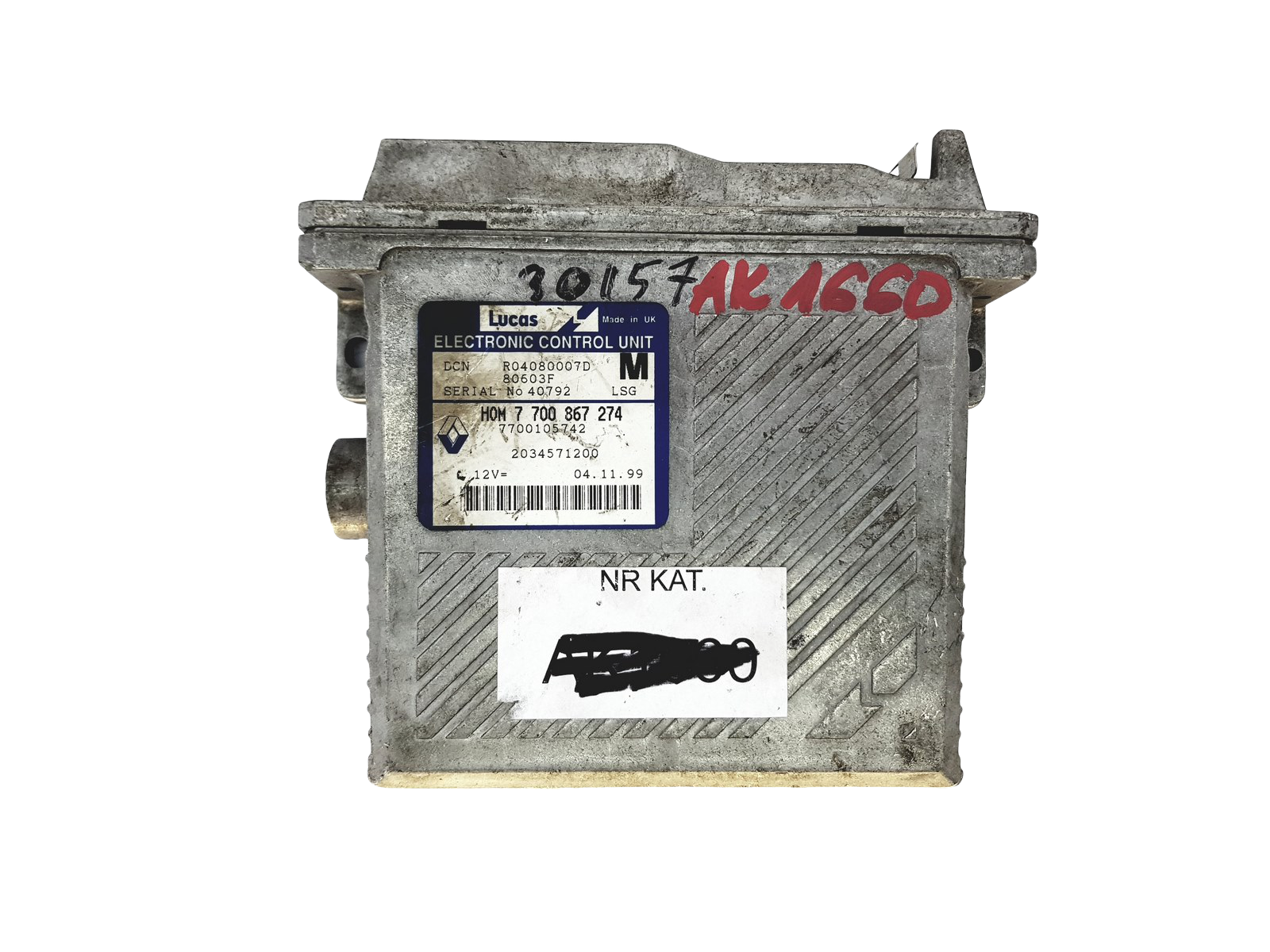 Juhtplokk 7700867274 R04080007D 7700105742 Renault Lucas 22673 main product photo