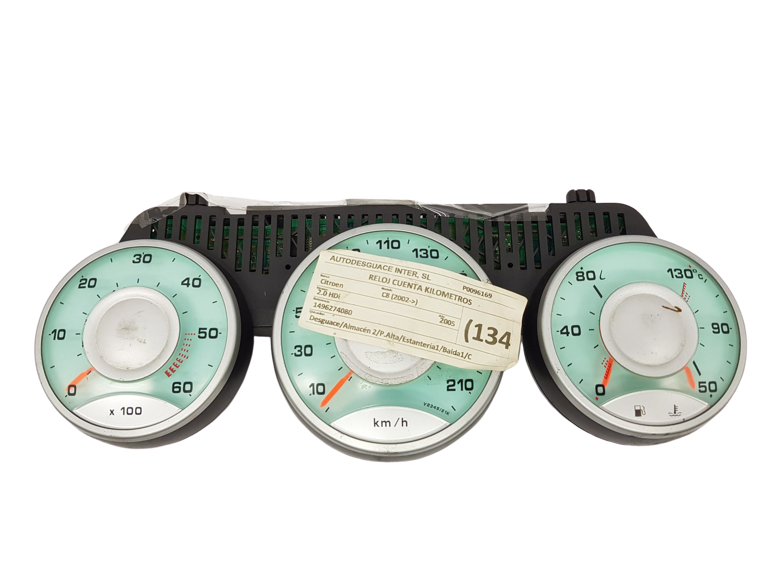 Tahhomeeter C8 807 Ulysse 1496274080 PSA Fiat 26970 main product photo