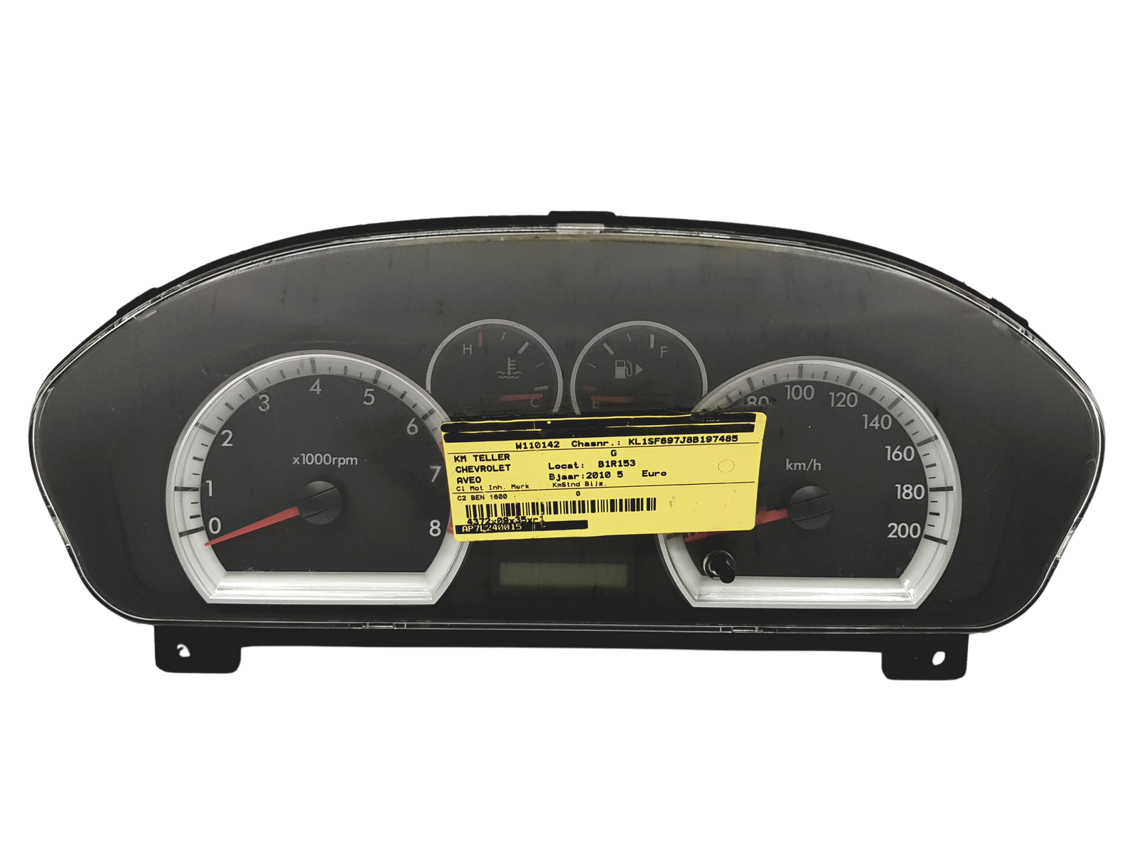 Tahhomeeter Chevrolet Aveo 96652454 30532 main product photo