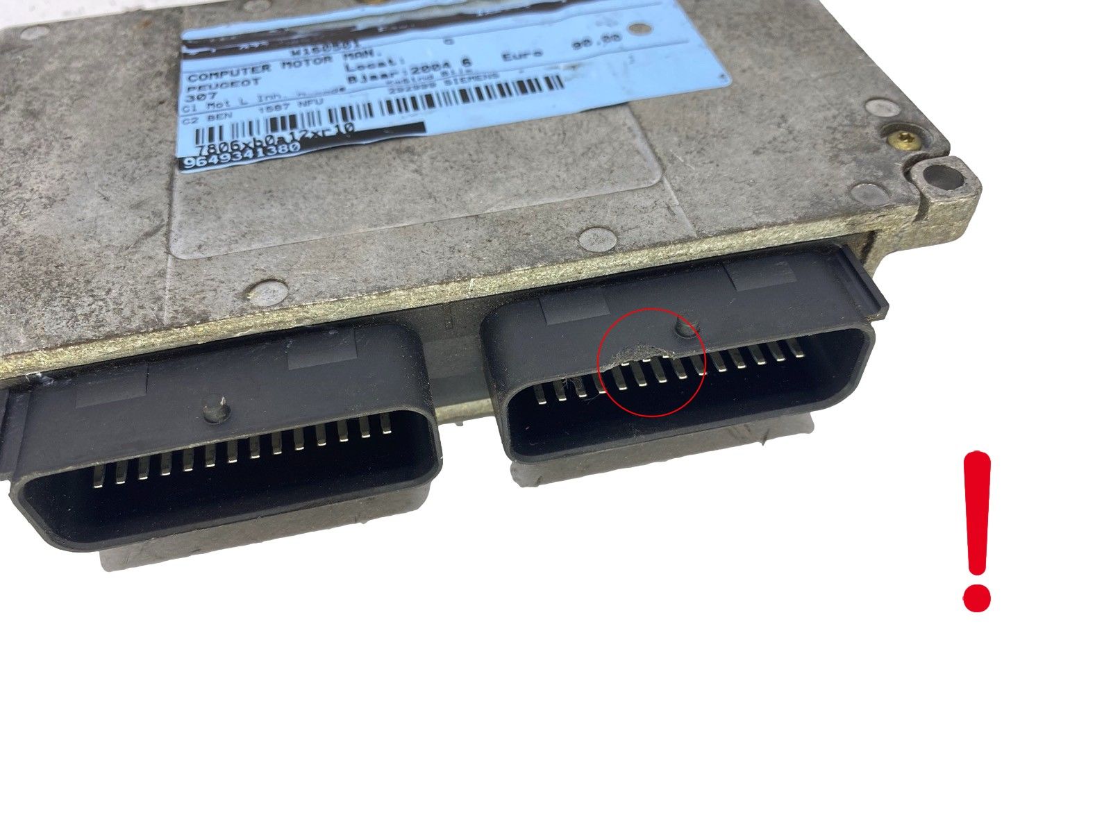 Juhtplokk S118047505F 9649341380 8200031512 PSA Siemens 57469 main product photo