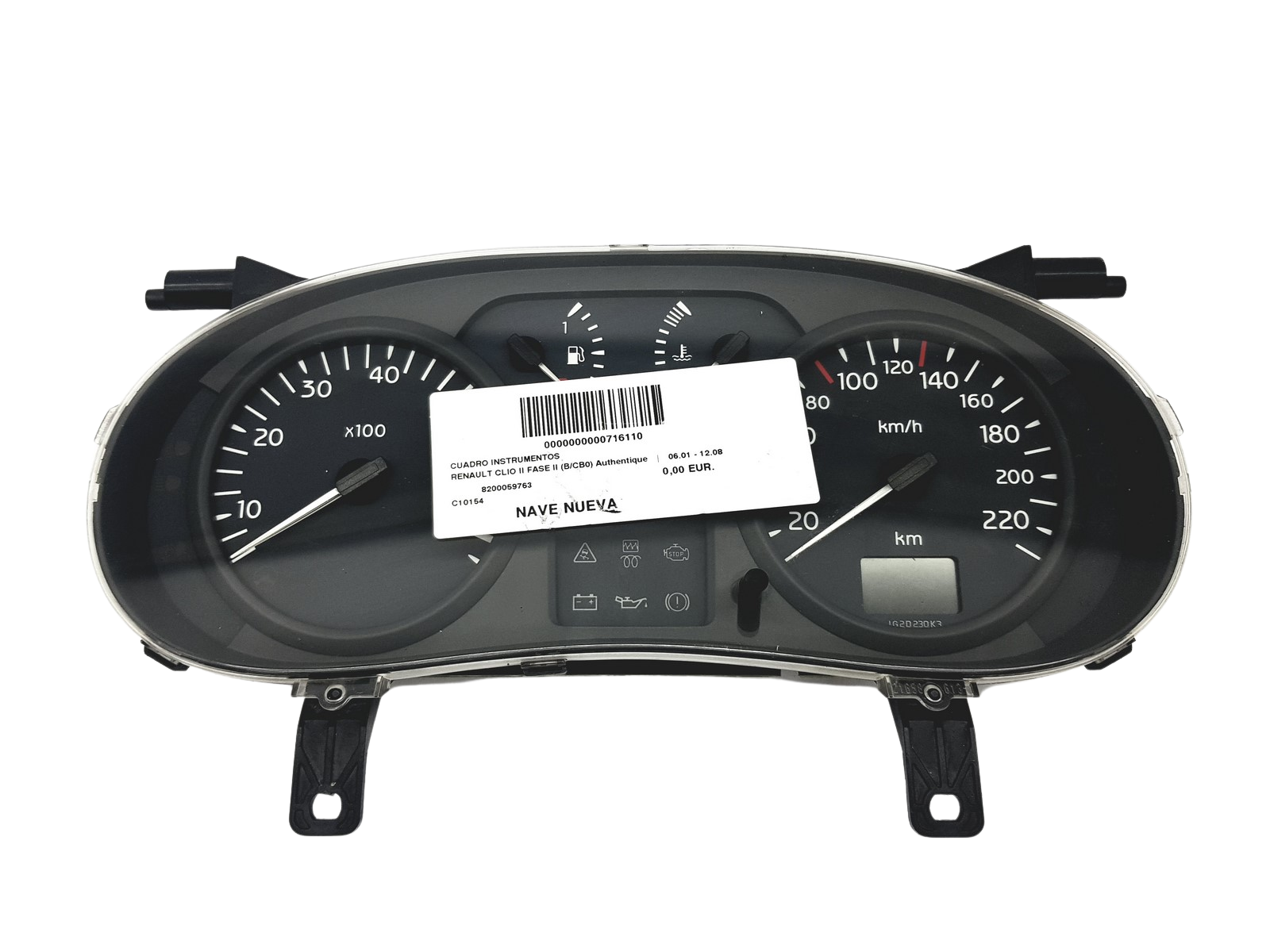 Tahhomeeter Renault Clio 2 8200059763 57512 main product photo