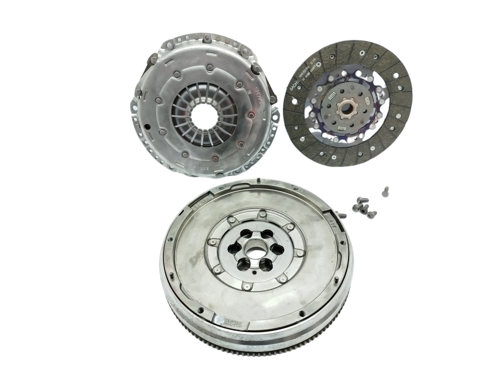 Kahe massiga hooratas + sidur Uus 9806761080 9813754380 Sachs Citroen Peugeot 1.2 main product photo