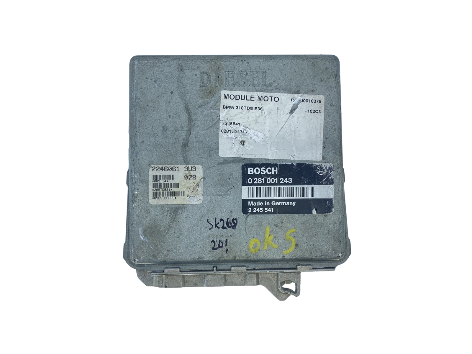 Juhtplokk BMW 2245541 0281001243 2246061 3U3 Bosch 54558 main product photo