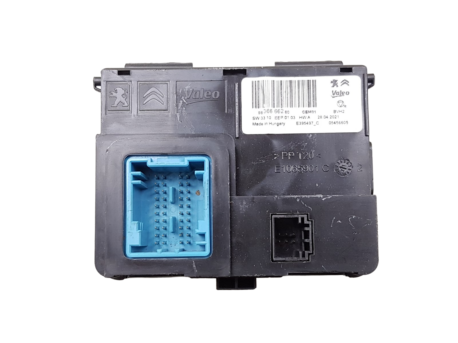 Juhtploki moodul Citroen Peugeot 9836666280 Valeo main product photo