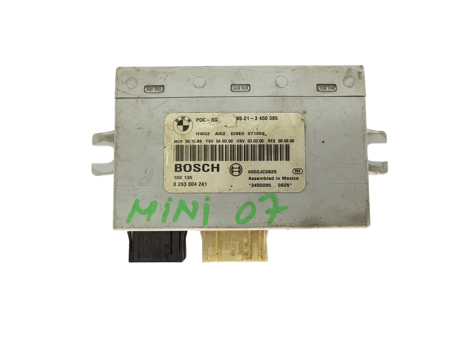 Juhtplokk 66.21-3 450 085 0263004241 6002JC0825 BMW Bosch main product photo
