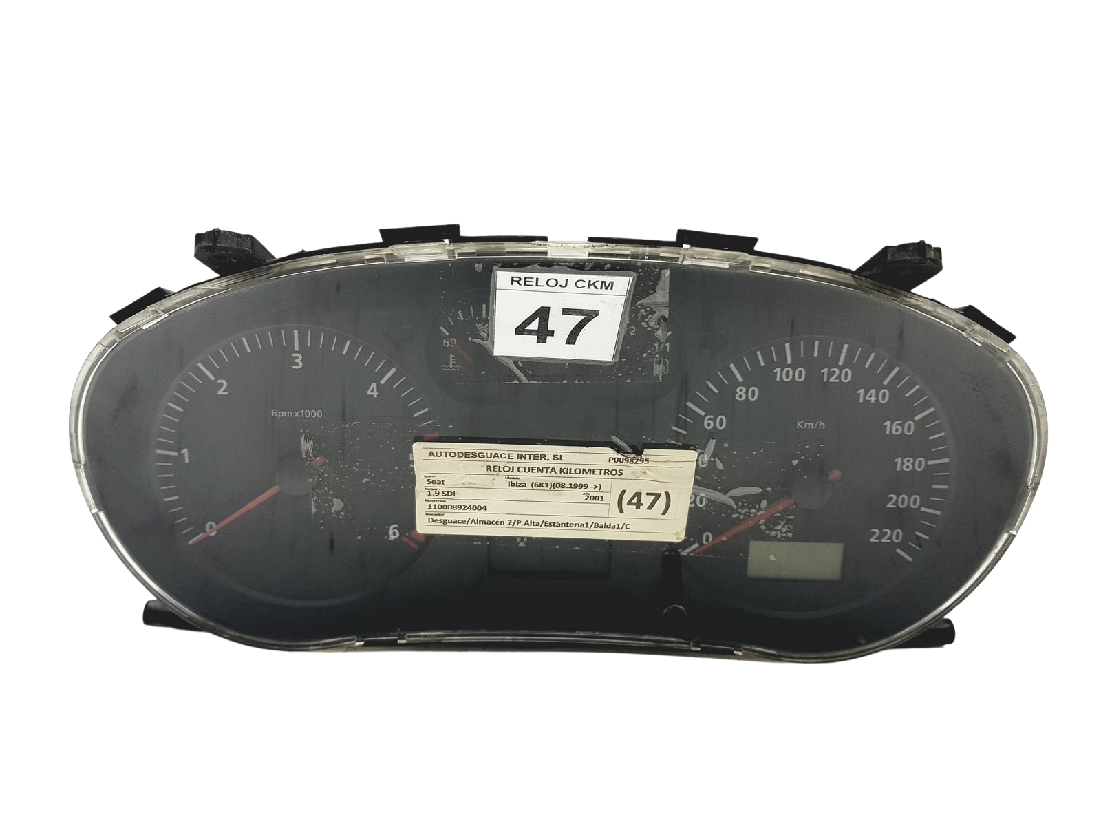 Tahhomeeter Seat Ibiza W06K0920850C 110008924004 57636 main product photo