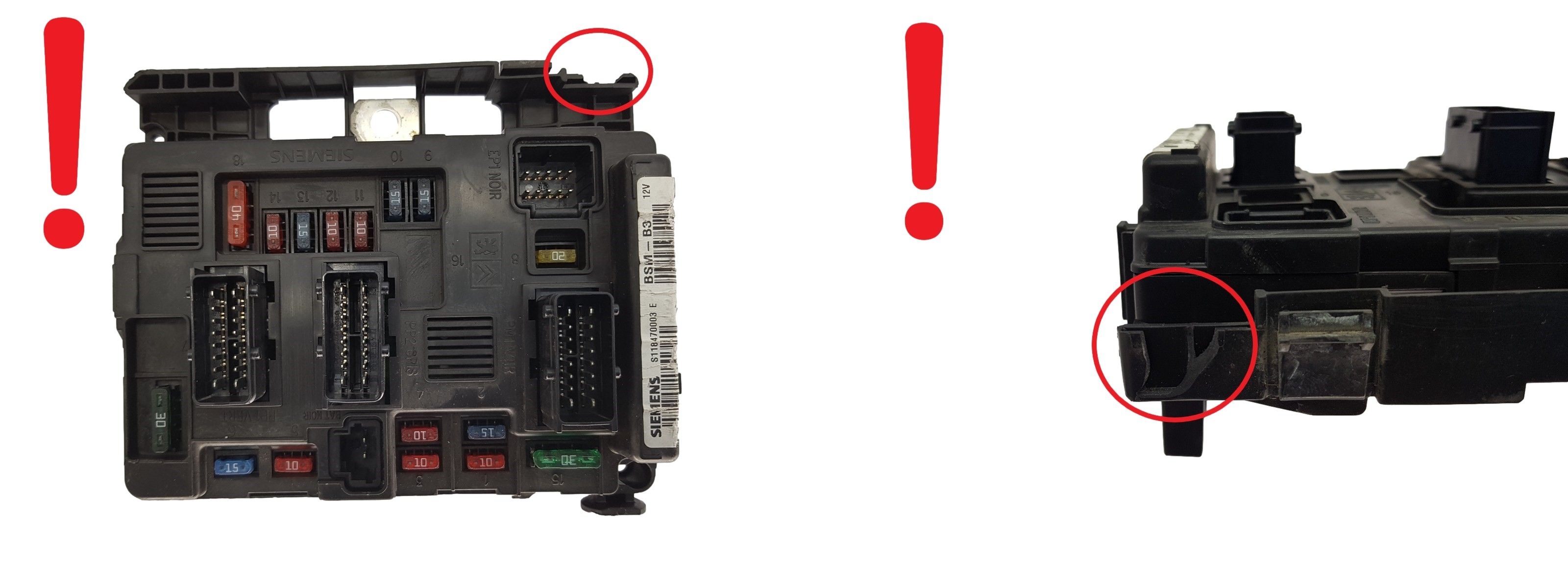 Juhtplokk BSM-B3 9643498880 S118470003E PSA Siemens 2191 main product photo