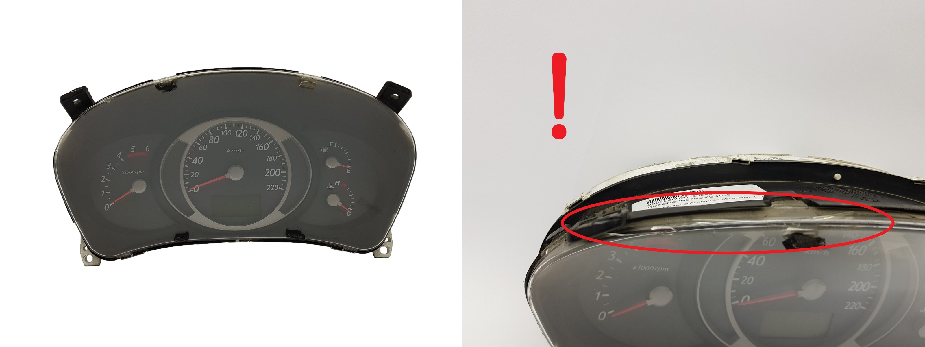 Tahhomeeter Hyundai Tucson 94013-2E420 2005-43600H 2230 main product photo