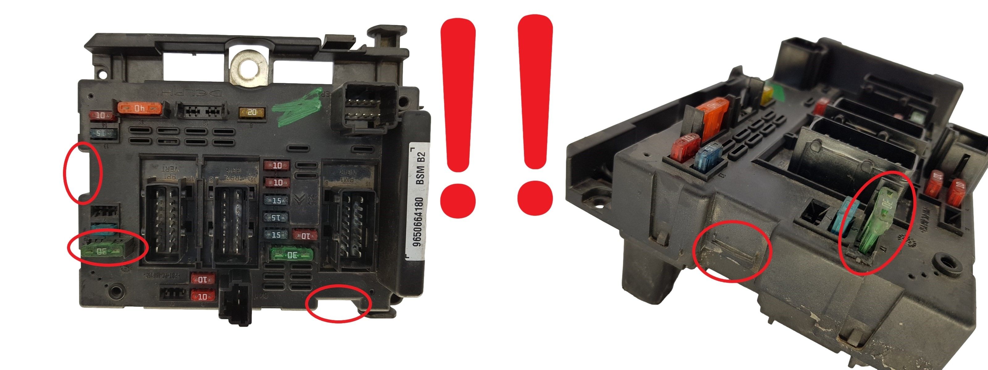 Juhtplokk BSM B2 9650664180 PSA Delphi 1313 main product photo