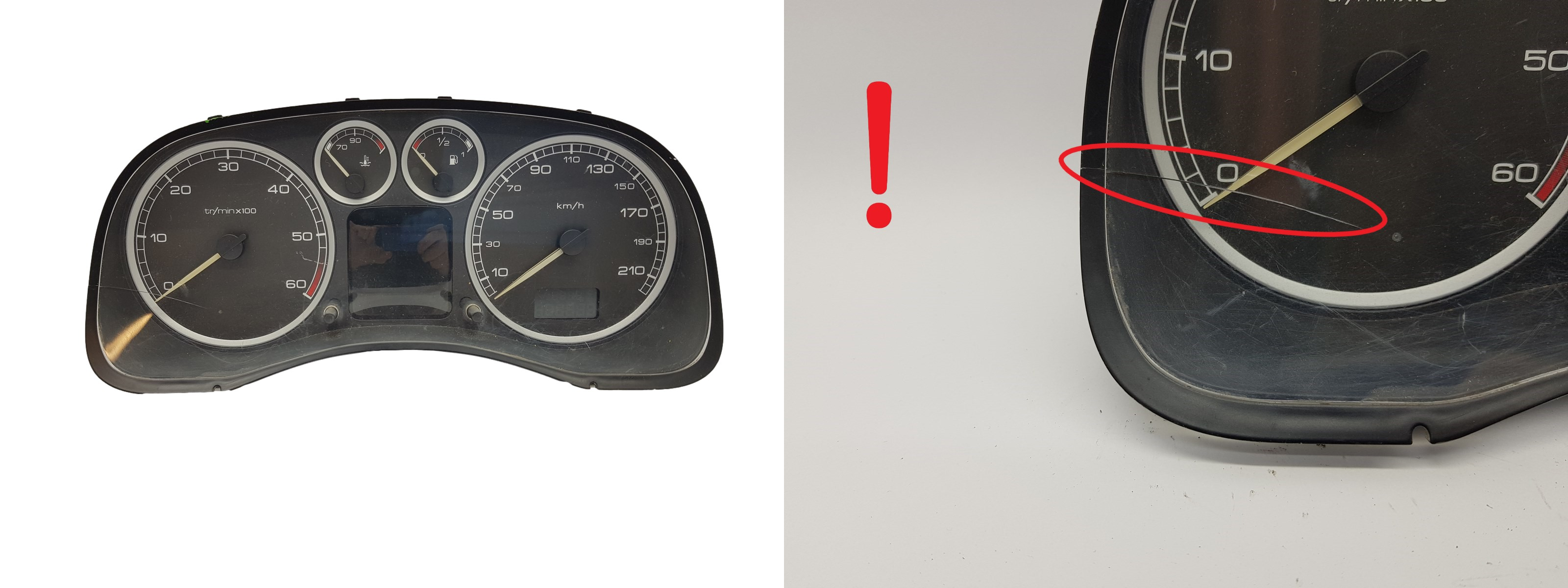 Spidomeeter Peugeot 307 P9636708880 2935 main product photo