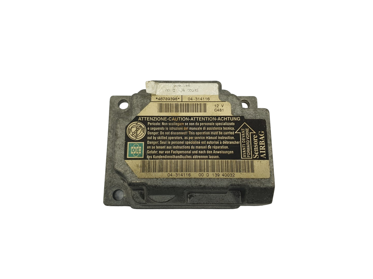 Juhtploki moodul 46789398 04-314116 Fiat 68934 main product photo