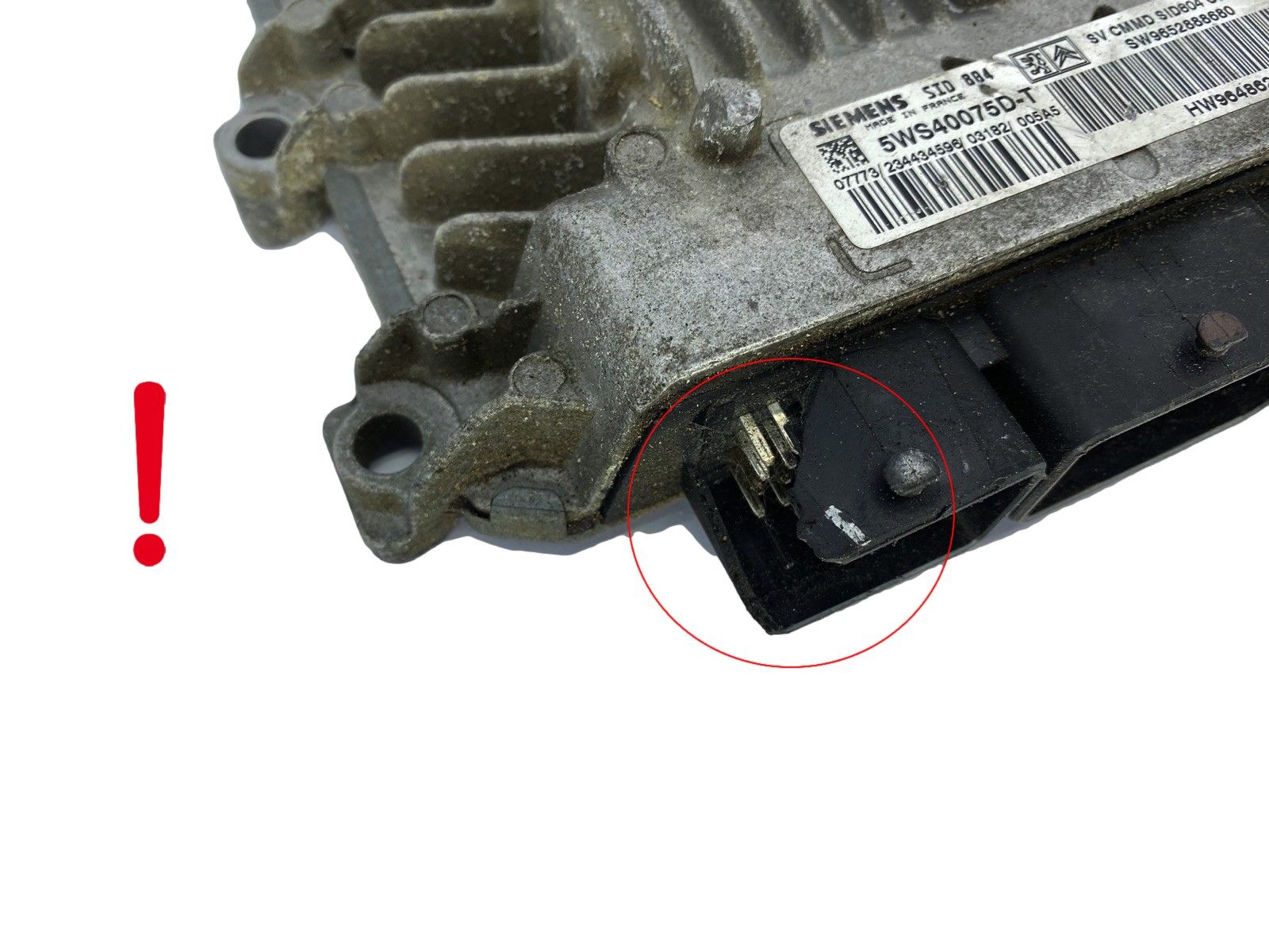 Juhtplokk 5WS40075D-T 9652888680 9648624280 PSA Siemens 48027 main product photo