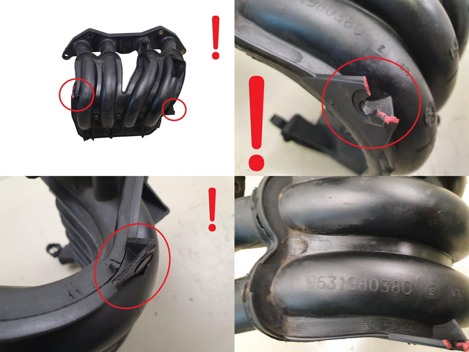 Sisselaskekollektor 9638425180 9631980380 0361J3 Citroen Peugeot 1.1 1.4 main product photo
