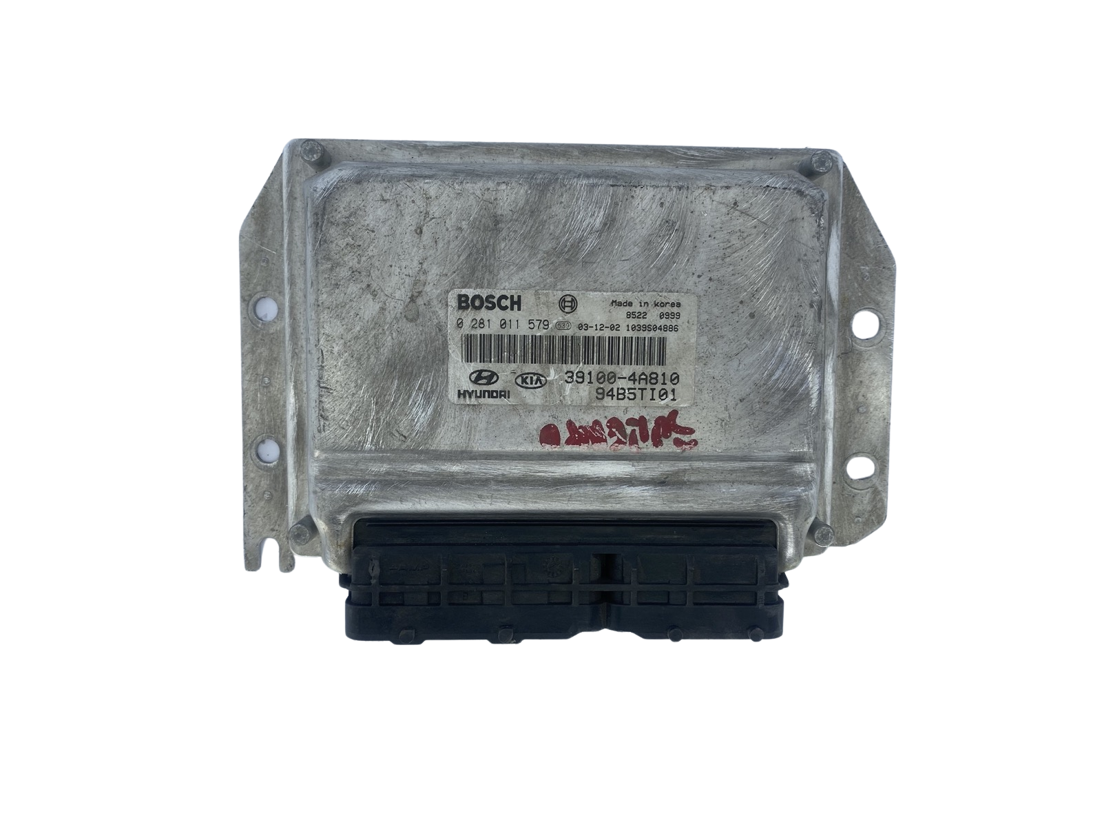 Juhtplokk Kia Hyundai 39100-4A810 0281011579 94B5TI01 Bosch main product photo