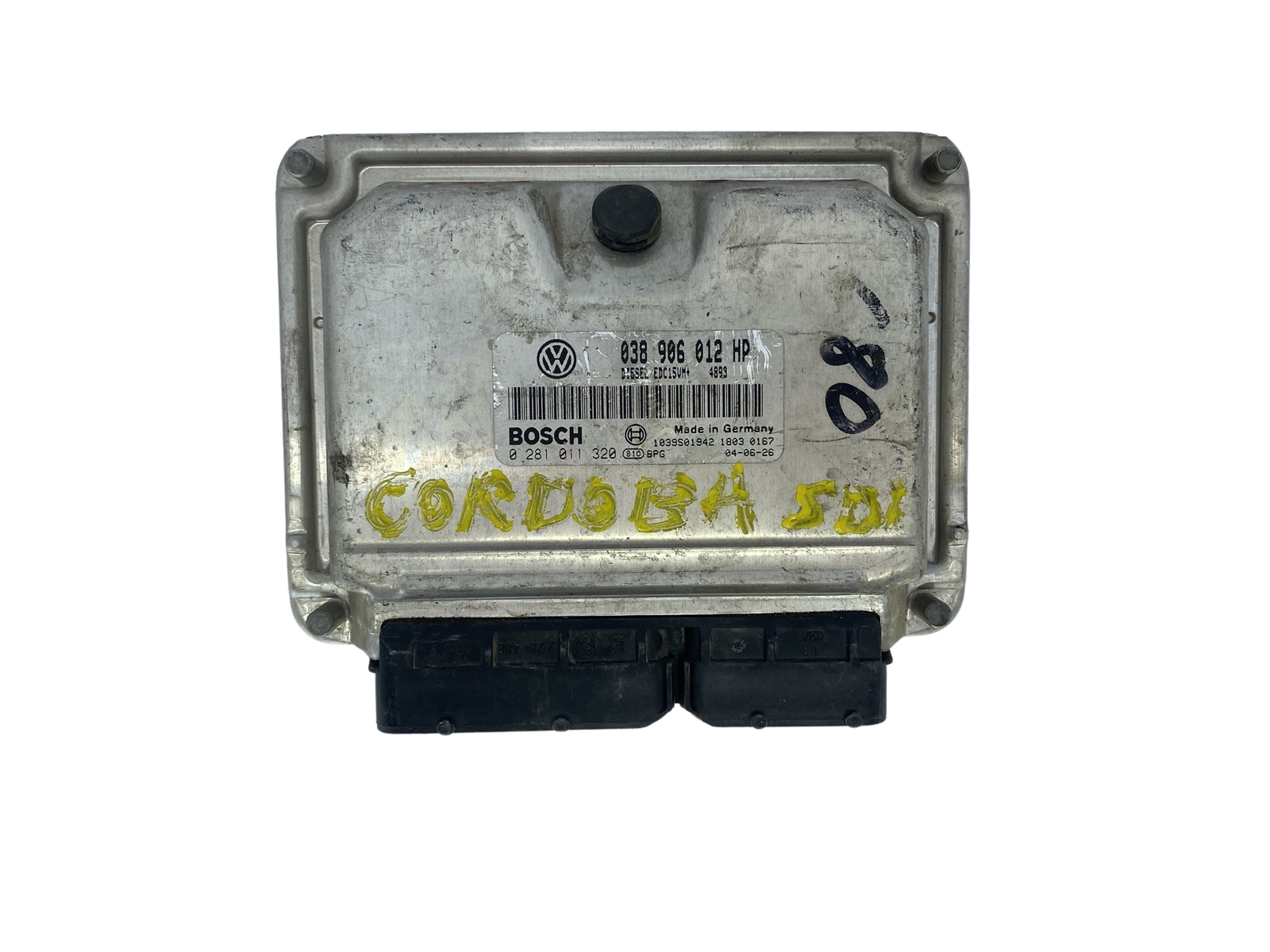 Juhtplokk 038906012HP 0281011320 Seat VW Bosch 51805 main product photo