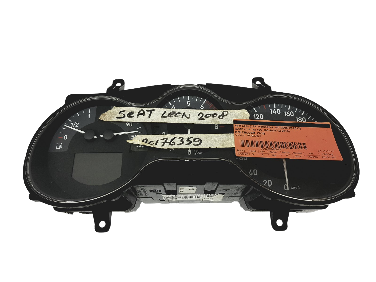 Tahhomeeter Seat Leon Toledo 1P0920827 VDO 53494 main product photo