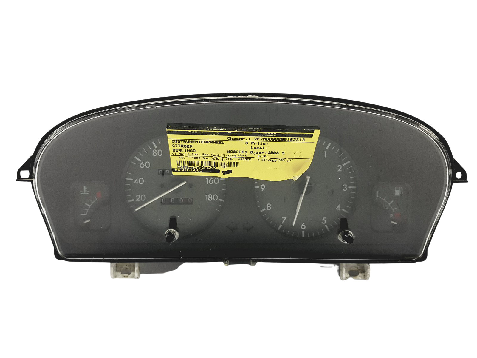 Spidomeeter Berlingo 1 Partner 1 9630166680 PSA 49602 main product photo