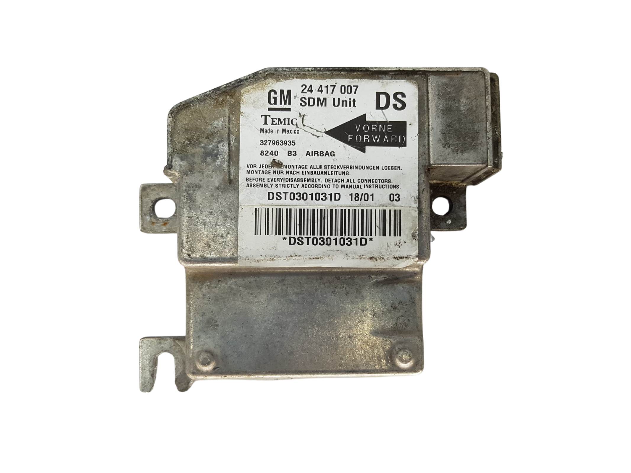 Juhtploki moodul 24417007 327963935 Opel Temic 15260 main product photo