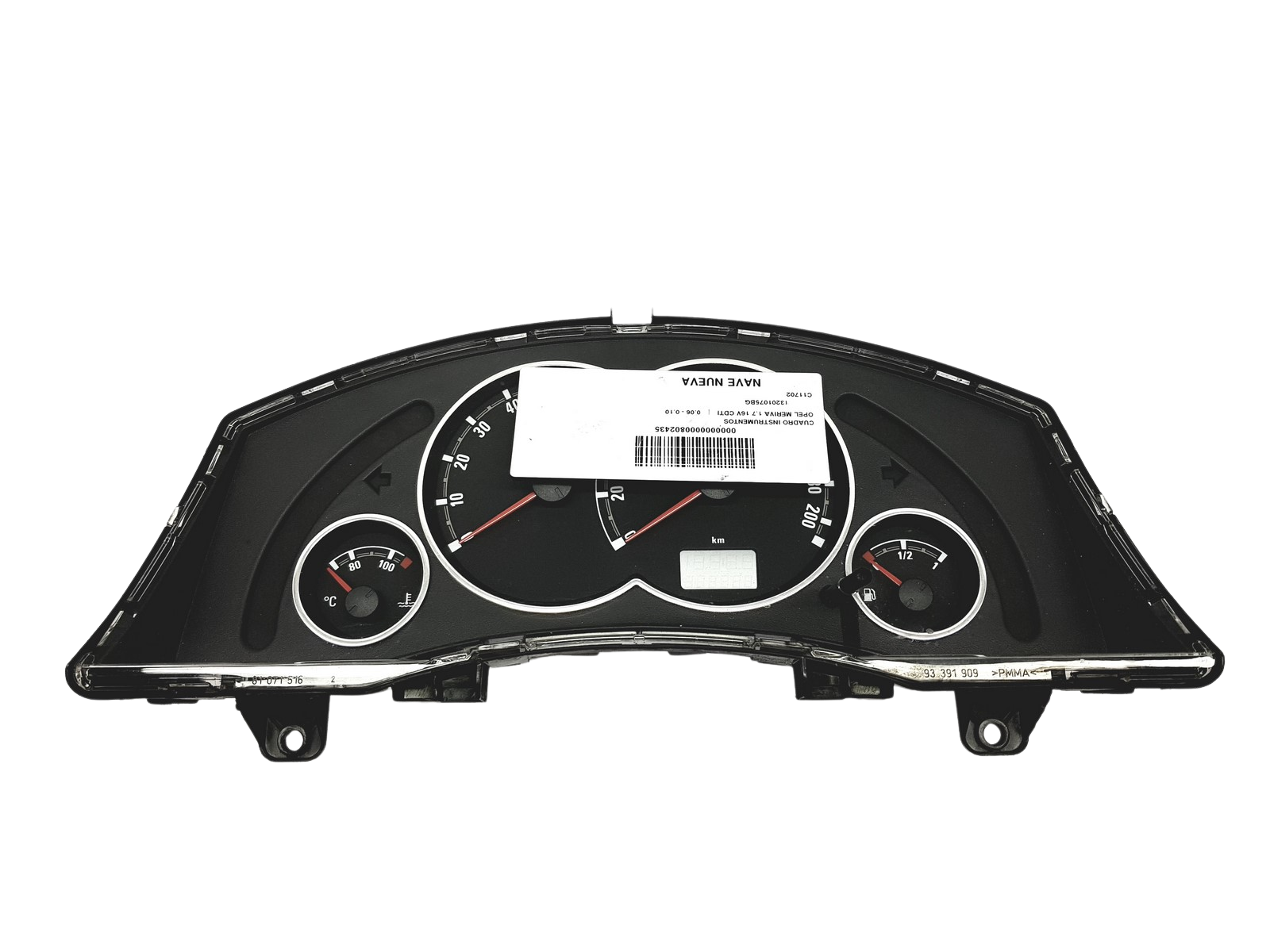 Spidomeeter Opel Meriva A 13201075BG 110080333001 58800 main product photo