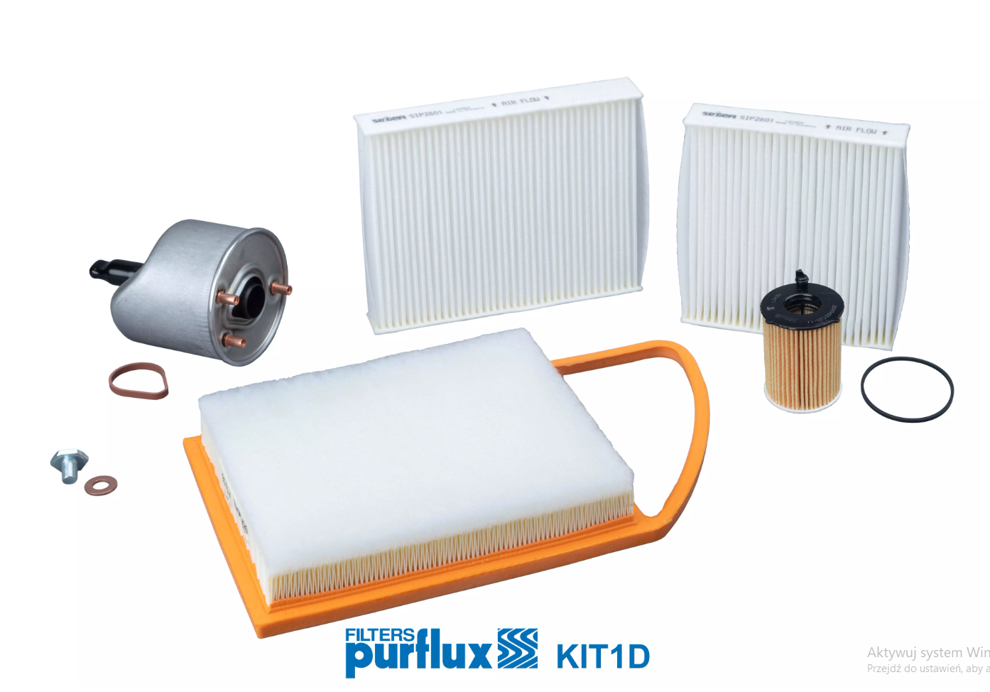 Filtrite komplekt Tehke Citroen Peugeot KIT1D 1109AY 1109.AY Purflux main product photo