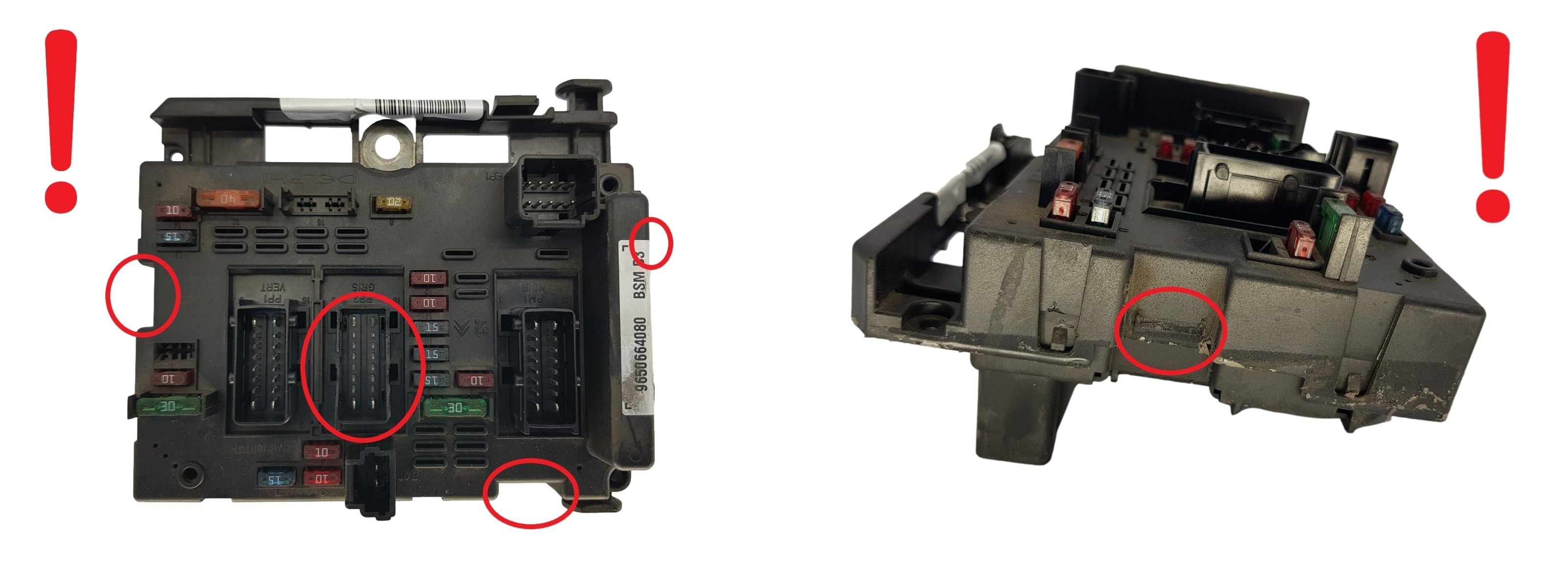 Juhtplokk BSM B3 9650664080 PSA Delphi 1678 main product photo