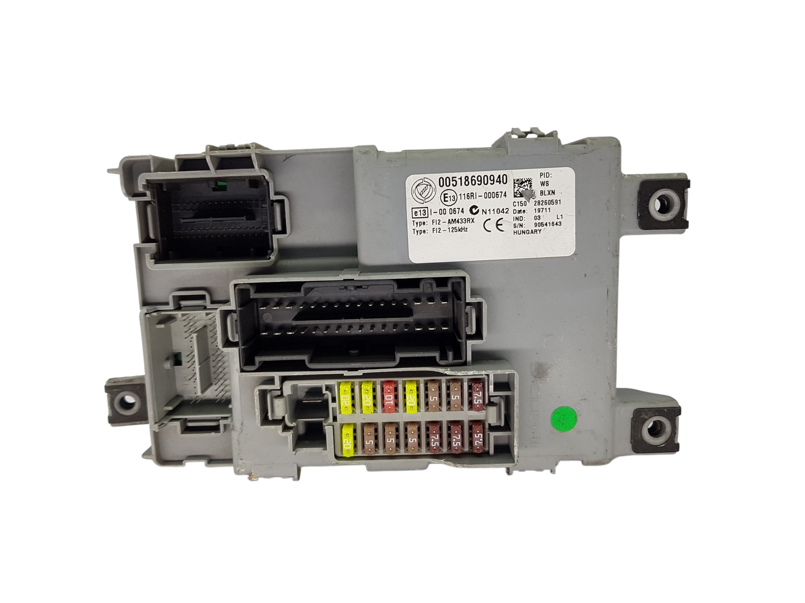 Juhtplokk 00518690940 28260591 Fiat Delphi 20400 main product photo