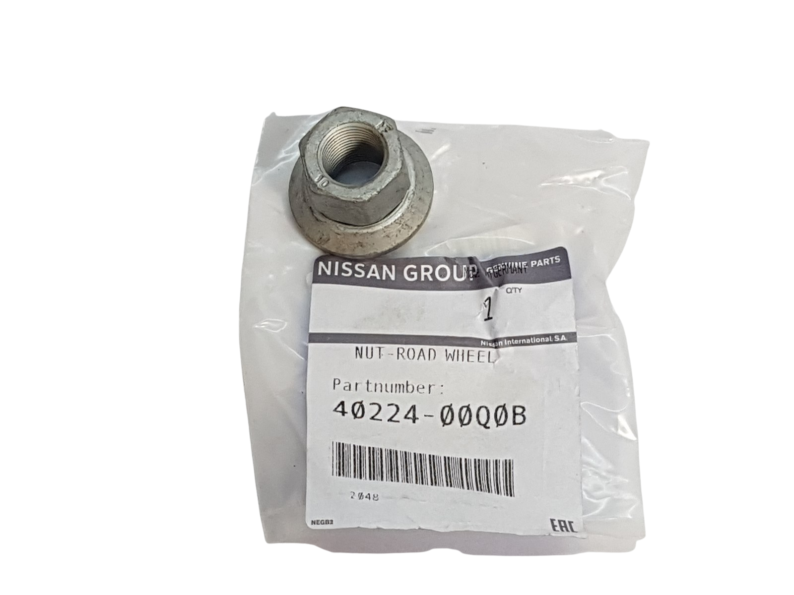 Mutter Renault Nissan 8200736455 4022400Q0B Originaal main product photo