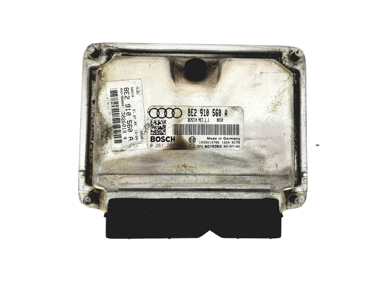 Juhtplokk 8E2910560A 0261208853 Audi Bosch main product photo