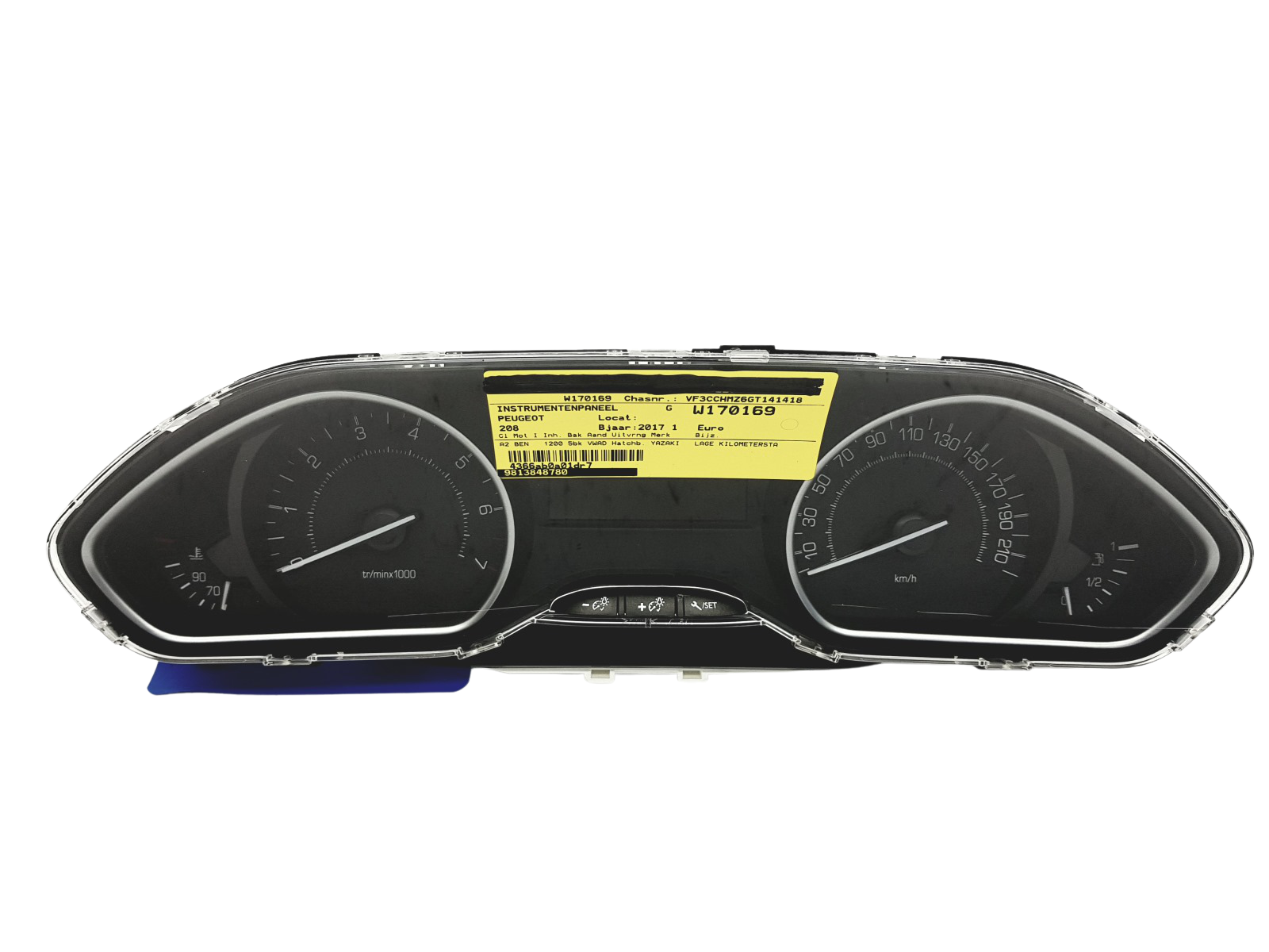 Tahhomeeter Peugeot 208 9813848780 45026 main product photo