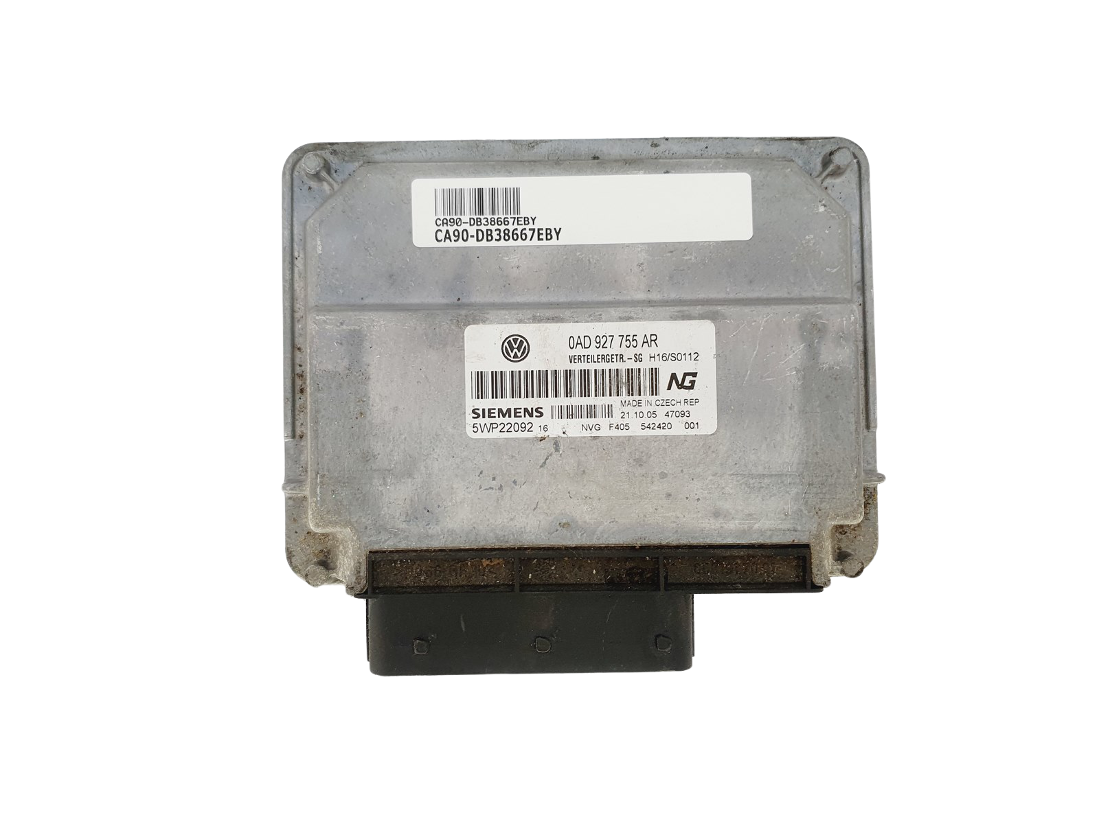 Juhtplokk 0AD927755AR 5WP22092 16 VW Siemens main product photo