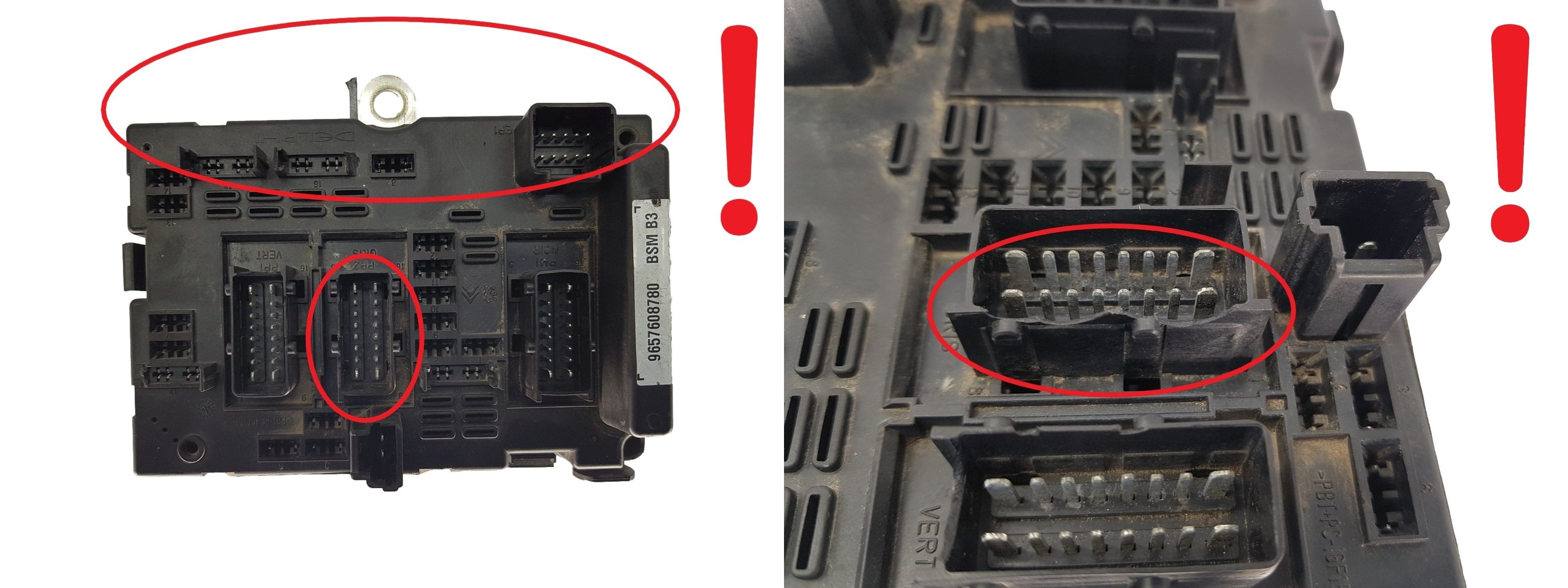 Juhtplokk BSM B3 9657608780 PSA Delphi 2289 main product photo