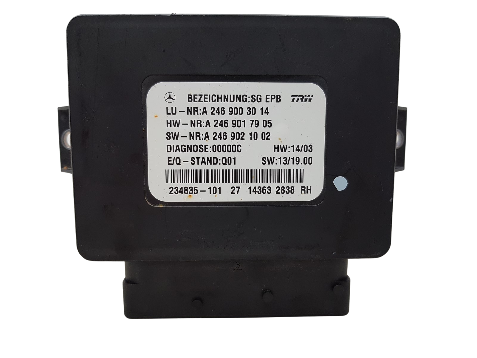 Juhtploki moodul Mercedes-Benz A2469003014 A2469017905 A2469021002 main product photo
