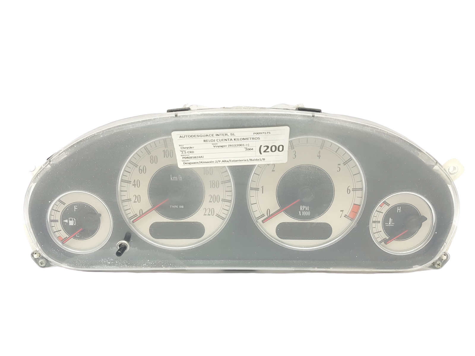 Spidomeeter Chrysler Voyager P04685824AI main product photo