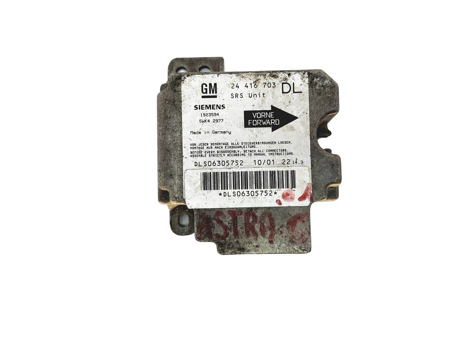 Juhtploki moodul 24416703 5WK42977 Opel Siemens main product photo