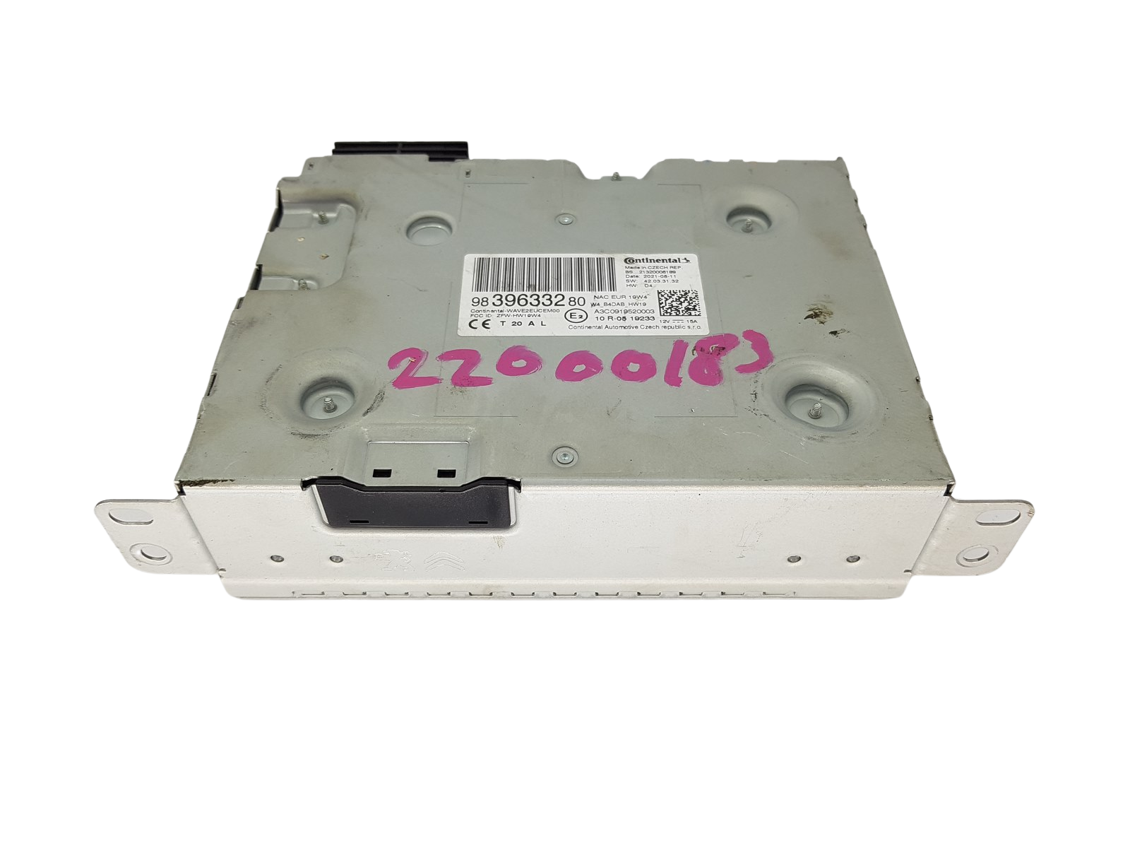Moodul Nawi Opel Corsa F 9839633280 ZFW-HW19W4 Continental main product photo