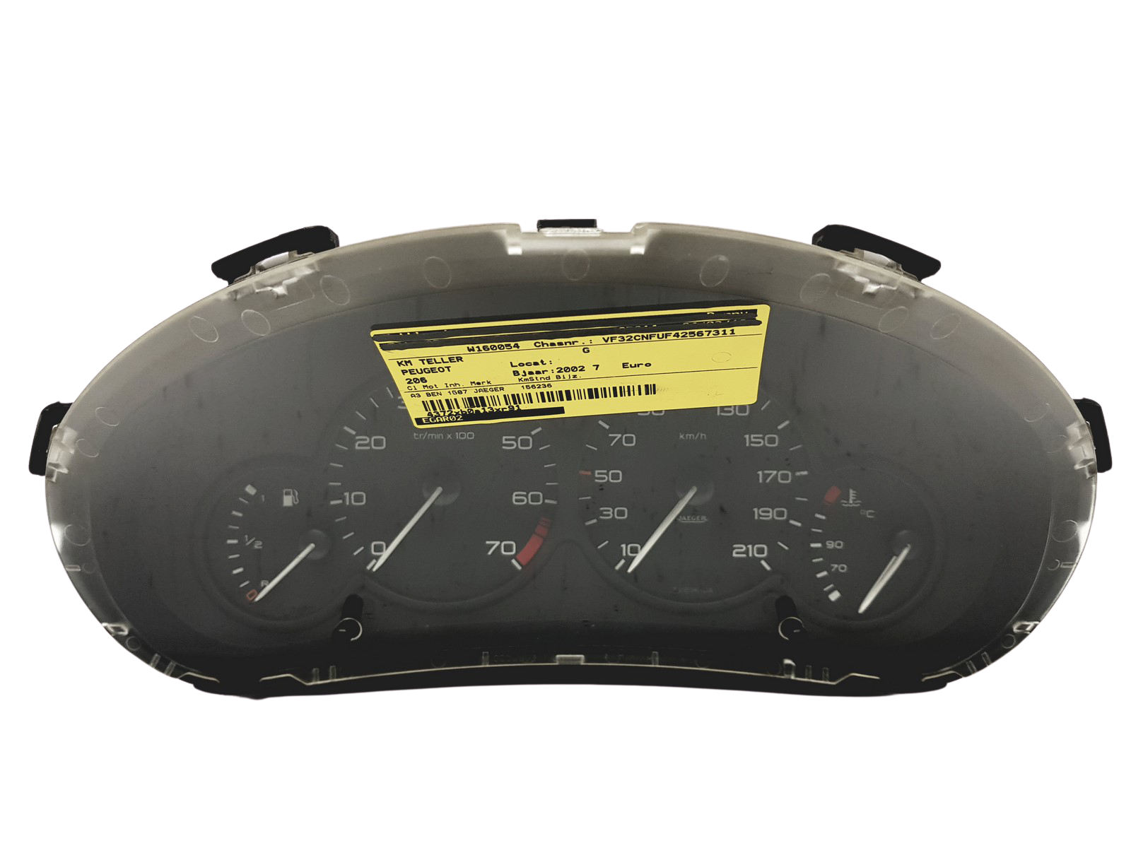 Spidomeeter Peugeot 206 9645096180 000640002 30650 main product photo