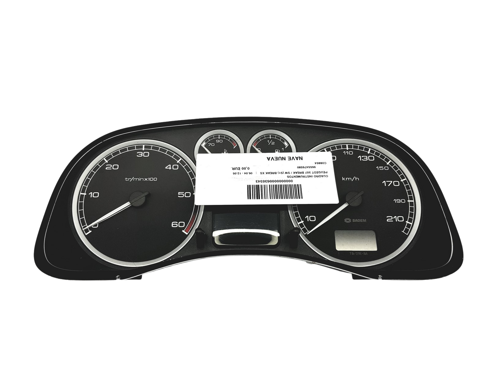 Tahhomeeter Peugeot 307 9655476580 G00 57047 main product photo